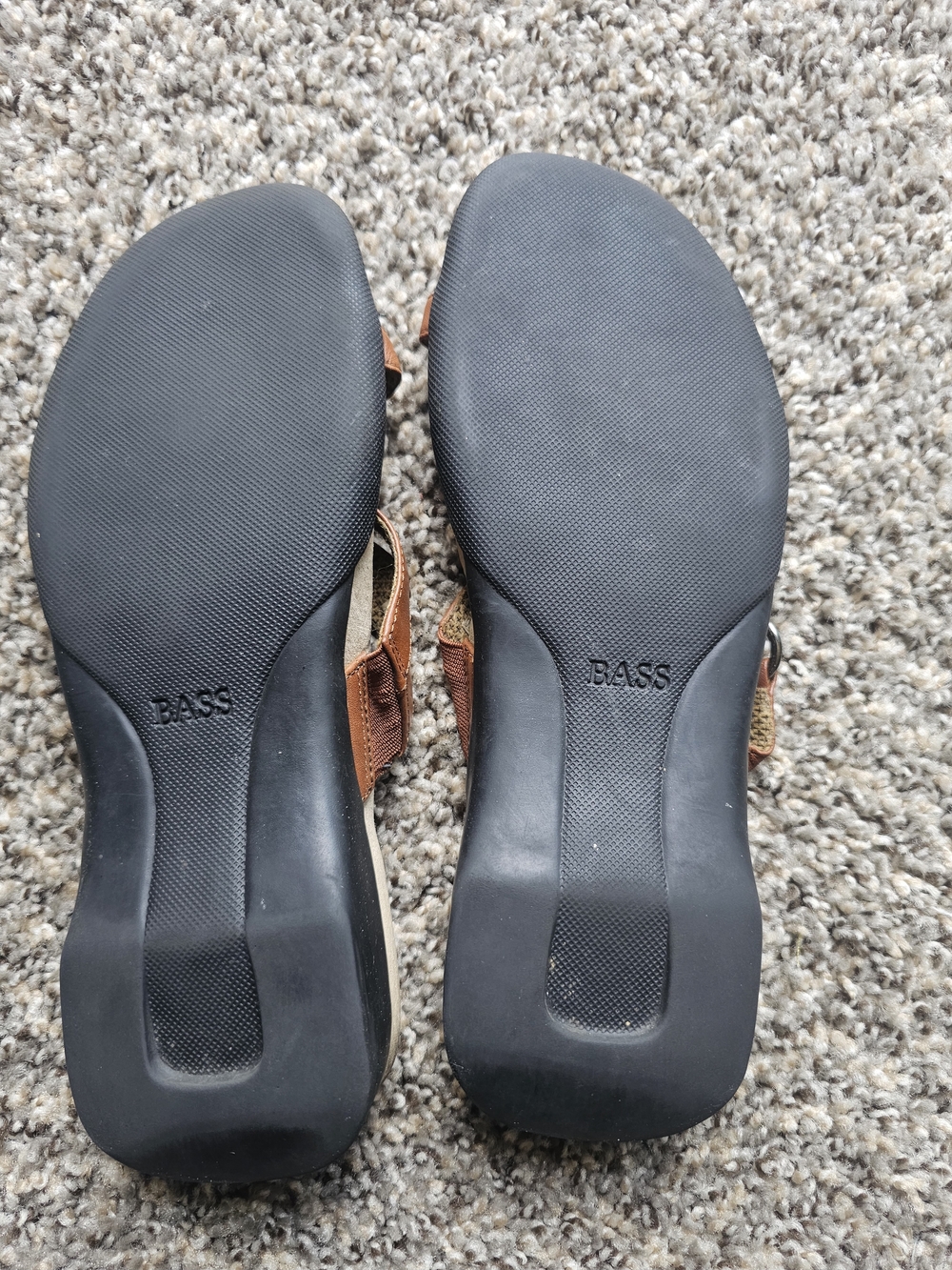 Bass Brown Leather Strappy Sandals - Picture 4 of 4